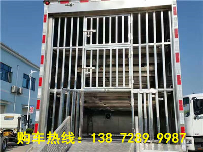 解放J6F密封双层拉猪车 高效畜禽运输解决方案，现车优价供应